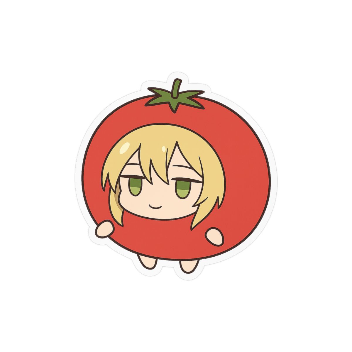 Cute Tomato Dokibird VTuber Sticker | Adorable Vinyl Decal