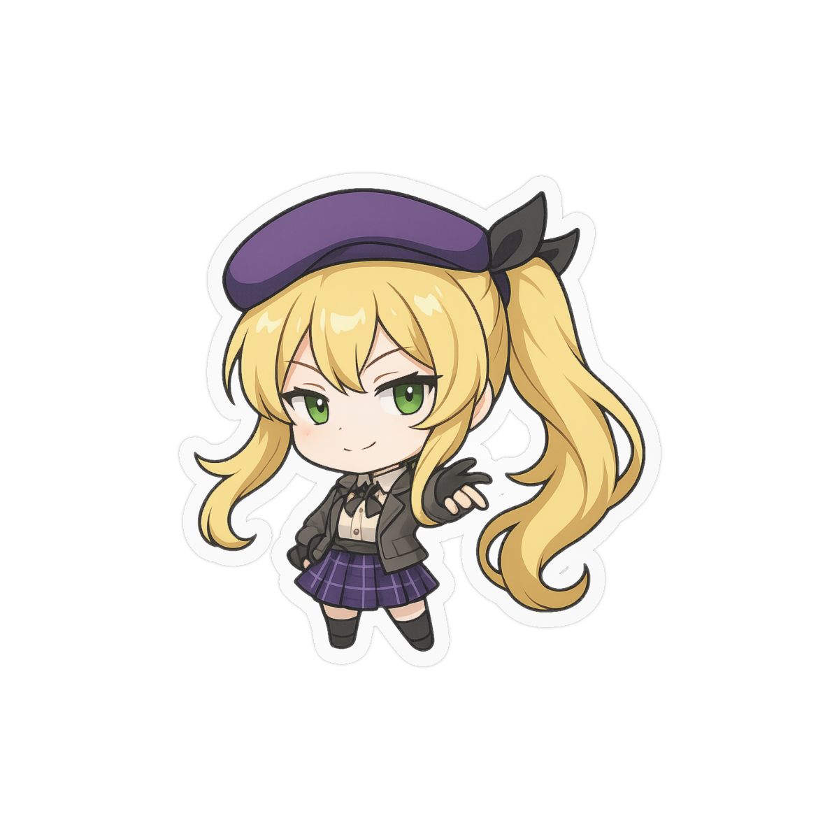 Dokibird Peace Chibi Sticker | Cute Vinyl Decal — official Dokibird Stickers