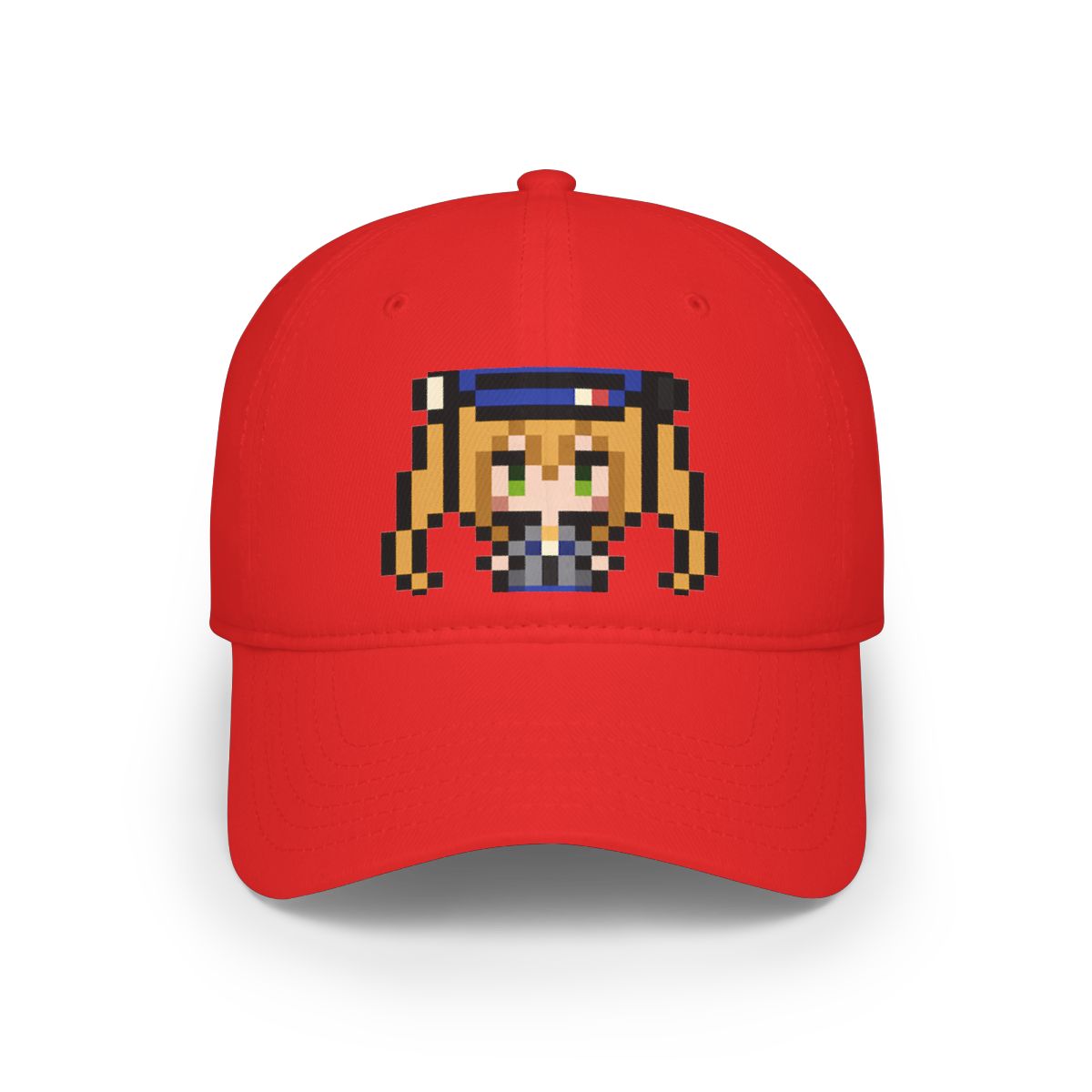 Cute Pixel Art Pigtails Character Sticker | Retro Vinyl Decal