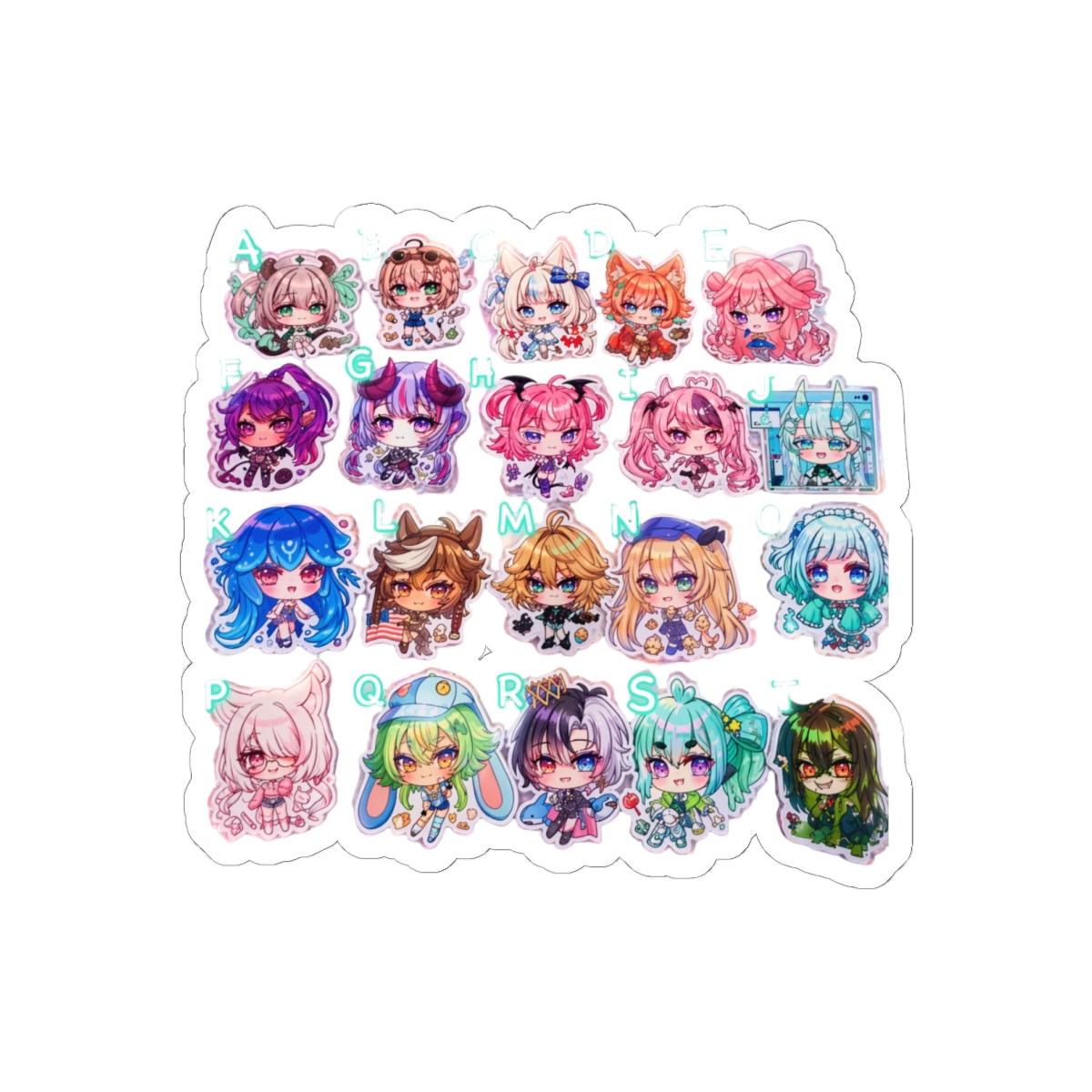 Vibrant Anime Character Sticker Pack | Cute Kawaii Decals