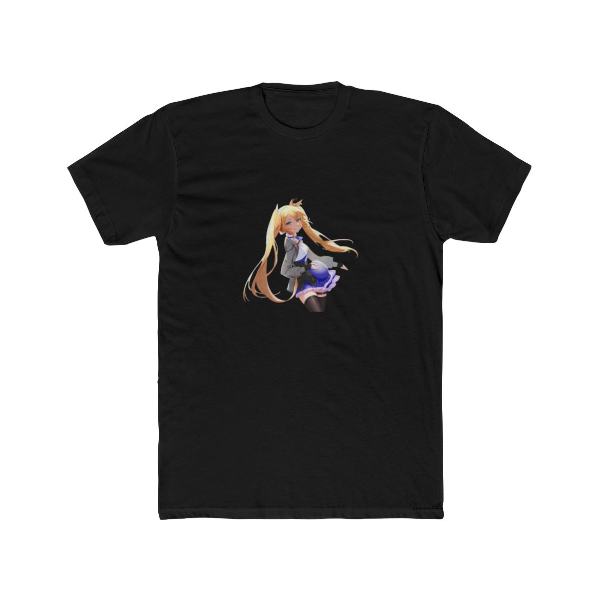 Kawaii Blonde Pigtails Anime Girl T Shirt