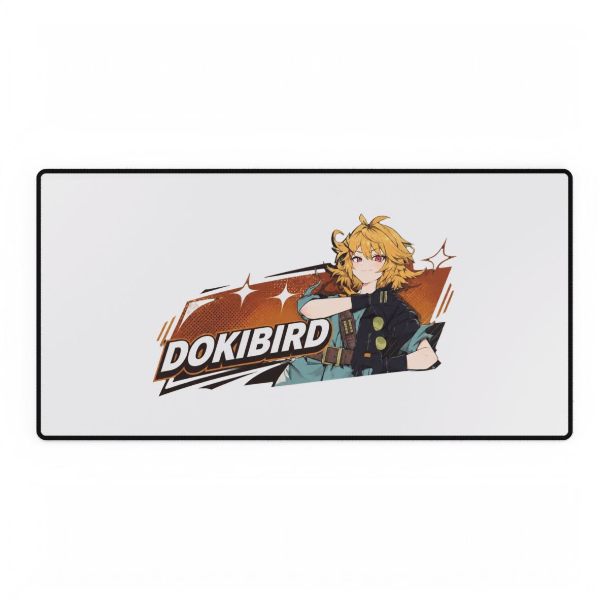 Dokibird Vtuber Anime Large Laptop Mousepad Gaming Playmat Desk Mat